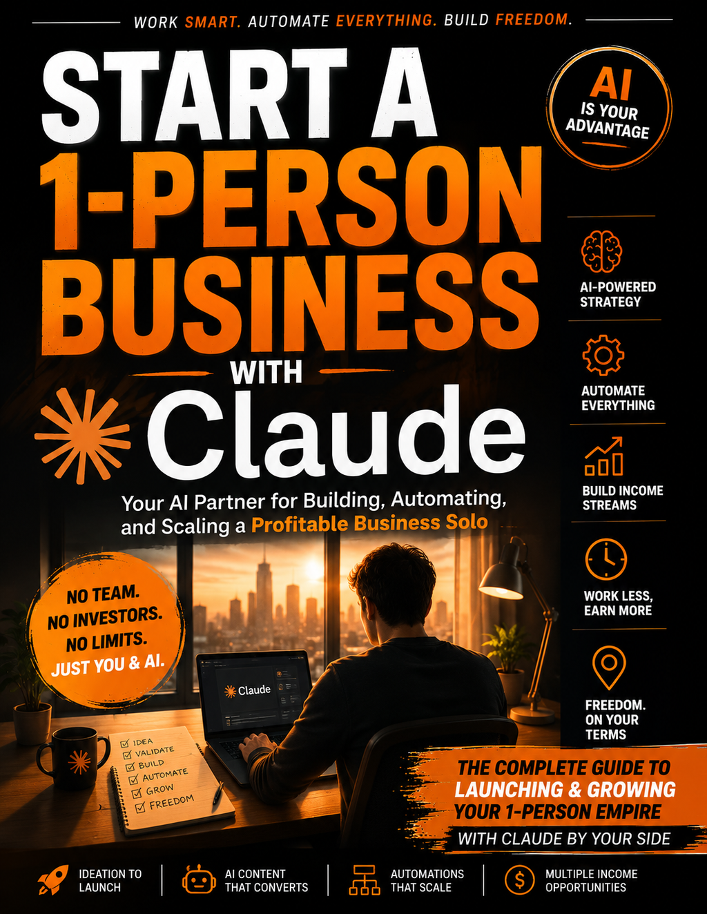 Build a 1-Person Business Using Claude: The AI Solopreneur's Guide