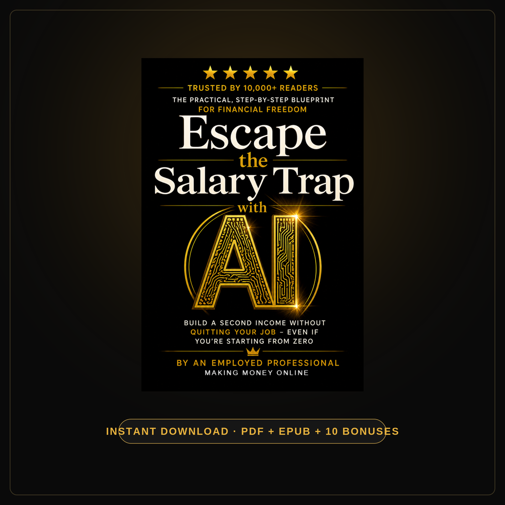 Escape the Salary Trap with AI — Build a Second Income Without Quitting Your Job
