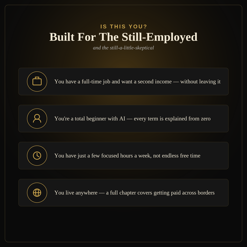 Escape the Salary Trap with AI — Build a Second Income Without Quitting Your Job
